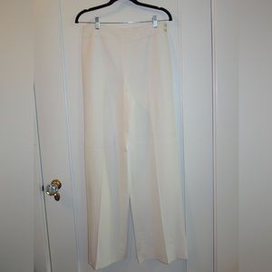Ralph Lauren Ivory 100% Silk Pants